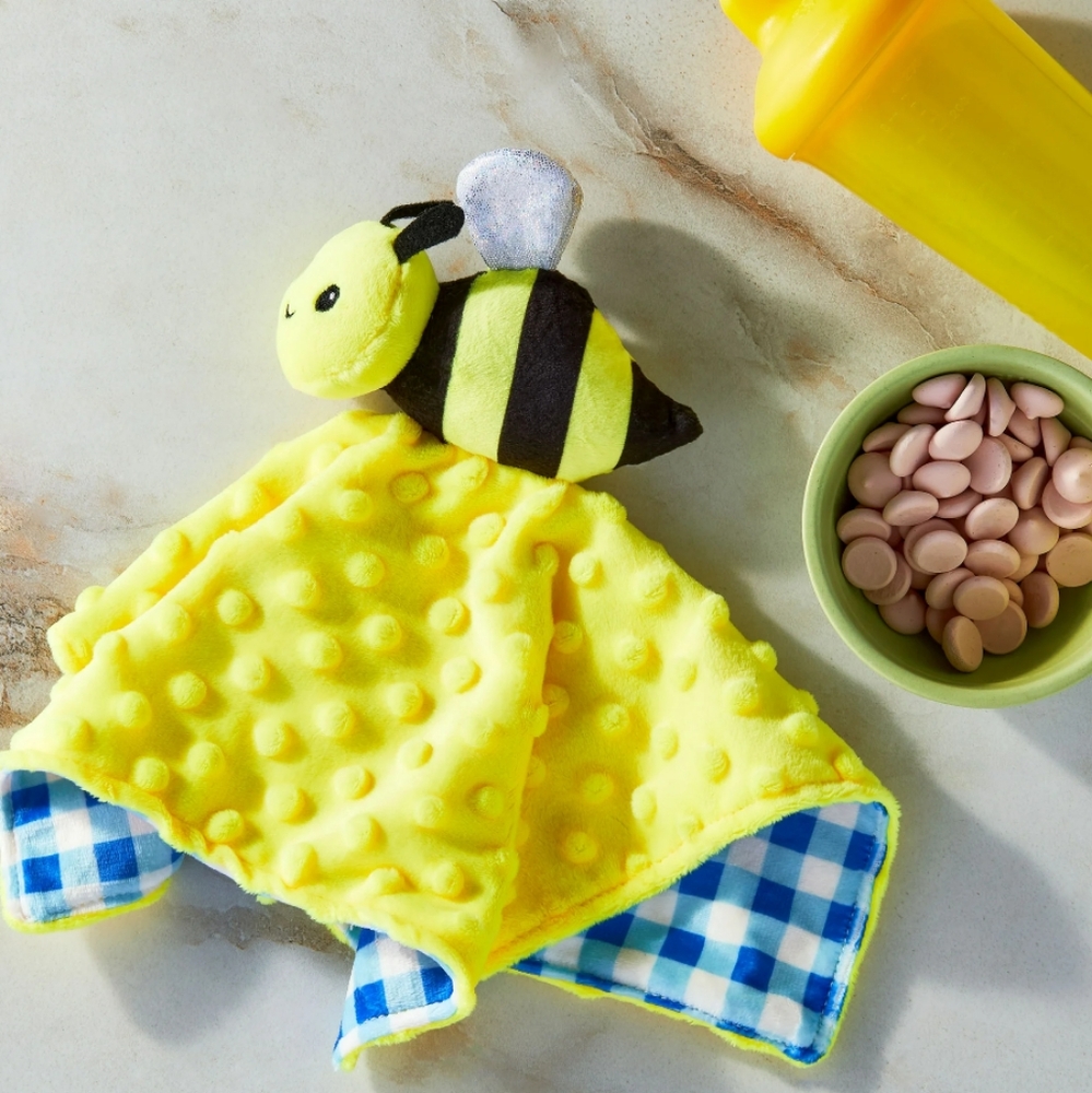 Parent's Choice  Plush Security Baby Blanket, Bee